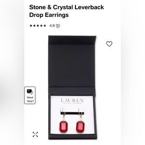 LAUREN RALPH LAUREN
Stone & Crystal Leverback Drop Earrings